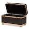 Baxton Studio 31.5 W, 16.9 H, Faux leather"PU 100%"/Firwood/Foam, Dark Brown/Oak Brown 190-11900-ZORO - alternate 8
